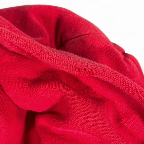 Vintage Polo Jeans Company Sweater Adult LARGE Red Ralph Lauren Hoodie 67 90s - Picture 8 of 11